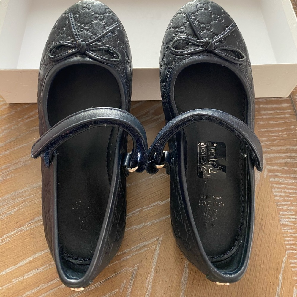 Gucci Ballerina Leather with Logo